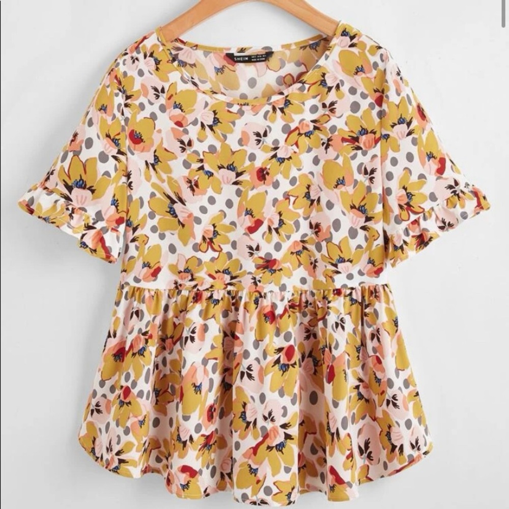 Shein Ruffle Top